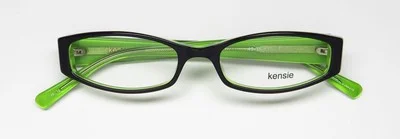 NEW KENSIE ARTSY EYEGLASSES PU FULL-RIM PLASTIC BLACK 49-16-135 CHILDRENS-GIRLS 2