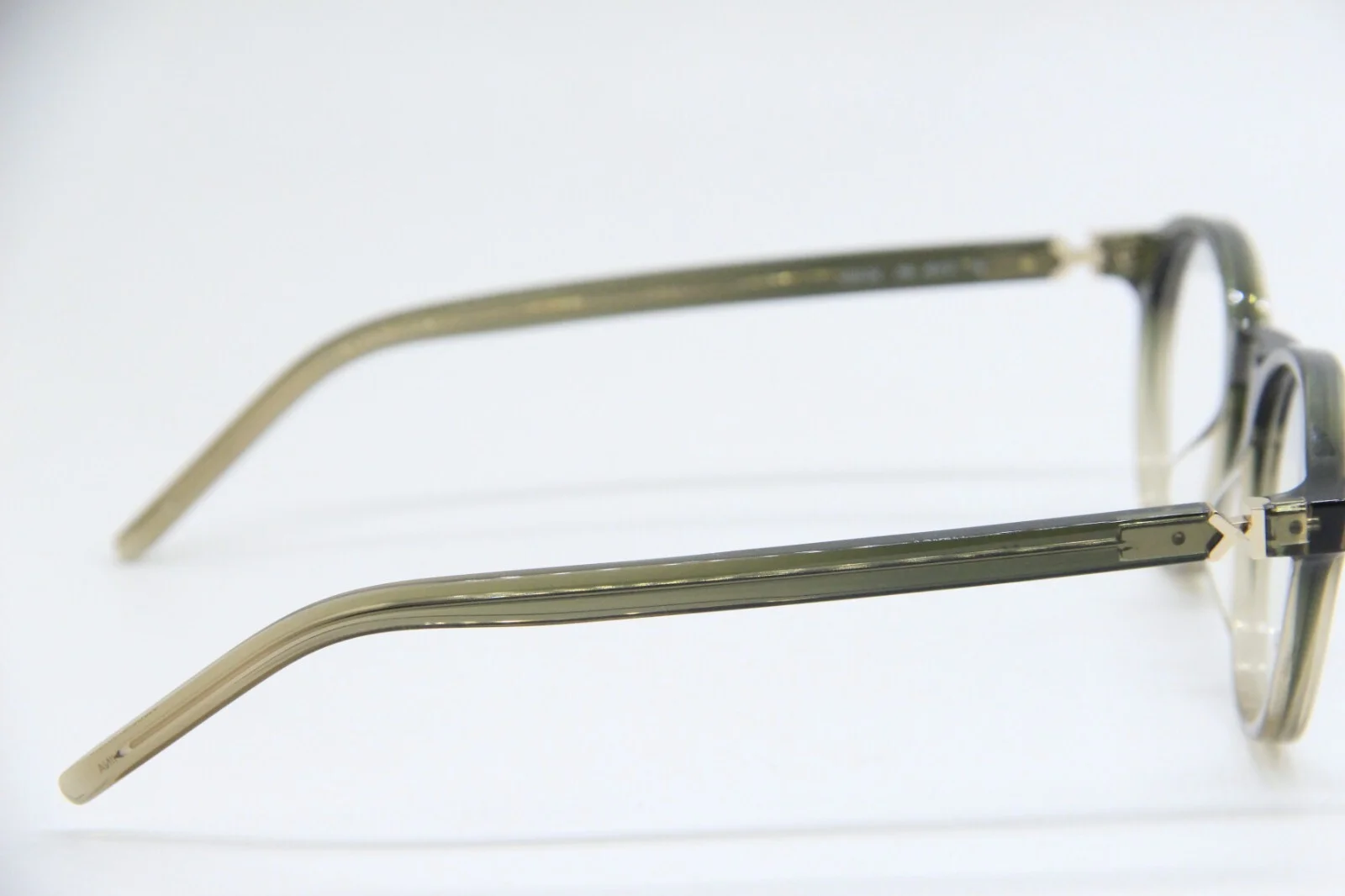 NEW KENZO KZ501251 098 TRANSPARENT GREEN BROWN AUTHENTIC FRAMES EYEGLASSES 48-21 3