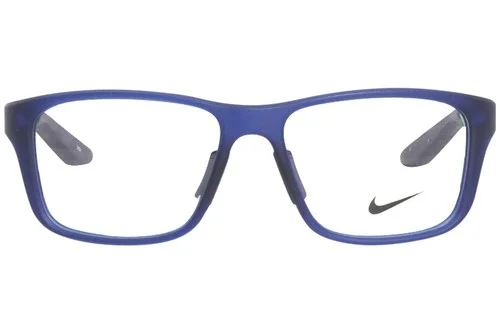 NEW KIDS NIKE 5045 403 Matte Midnight Navy & Green Eyeglasses 50/14/130 2