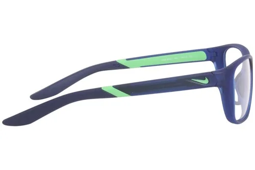 NEW KIDS NIKE 5045 403 Matte Midnight Navy & Green Eyeglasses 50/14/130 3