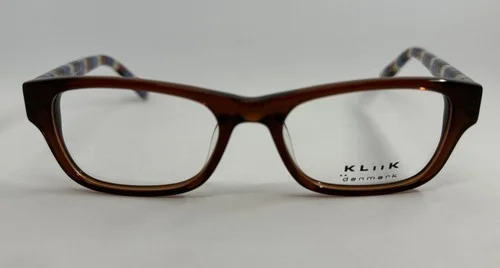 NEW Kliik 496 639 Brown 49.18.135 Women’s Eyeglasses Frames