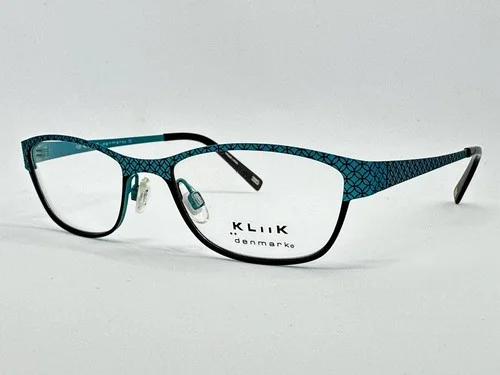 NEW Kliik 536 345 Turquoise Blue 48.16.135 Women’s Eyeglasses Frames 2