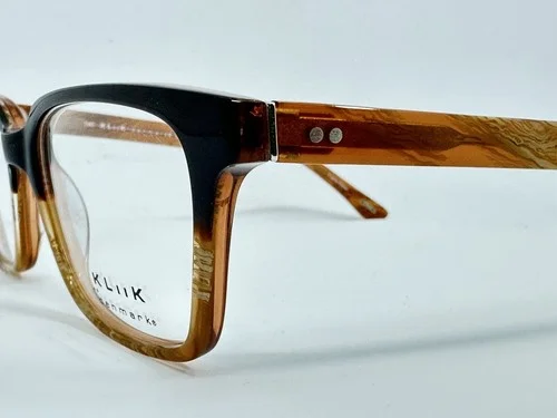 NEW KLIIK 549 524 Brown Horn 51.16.140 Women’s Eyeglasses Frames 3