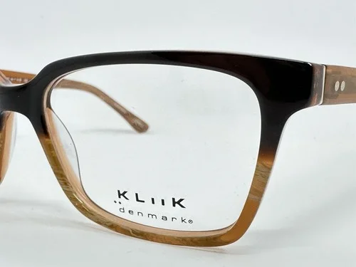 NEW KLIIK 549 524 Brown Horn 51.16.140 Women’s Eyeglasses Frames 4