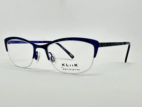NEW KLIIK 559 427 Cobalt Leopard 49.18.140 Women’s Eyeglasses Frames 2