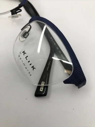 New KLiiK DENMARK 562 435 Ink Black 49.20.135 Unisex Eyeglasses Frames 2