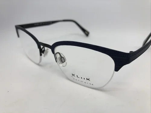 New KLiiK DENMARK 562 435 Ink Black 49.20.135 Unisex Eyeglasses Frames 3