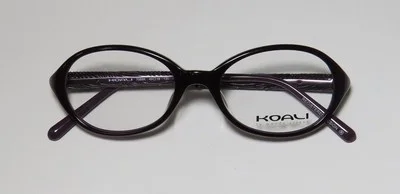 NEW KOALI 7066K GLASSES WOMENS 49-18-135 PLASTIC PP013 OVAL PURPLE FULL-RIM 2