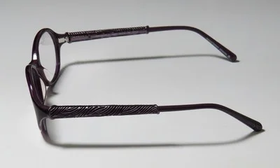NEW KOALI 7066K GLASSES WOMENS 49-18-135 PLASTIC PP013 OVAL PURPLE FULL-RIM 4