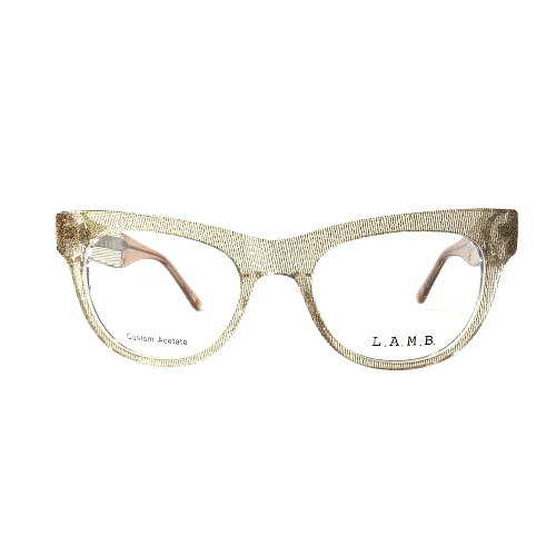 New L.A.M.B. by Gwen Stefani Eyeglasses LA067 Gold Clear Optical Frame 51-19-140 3