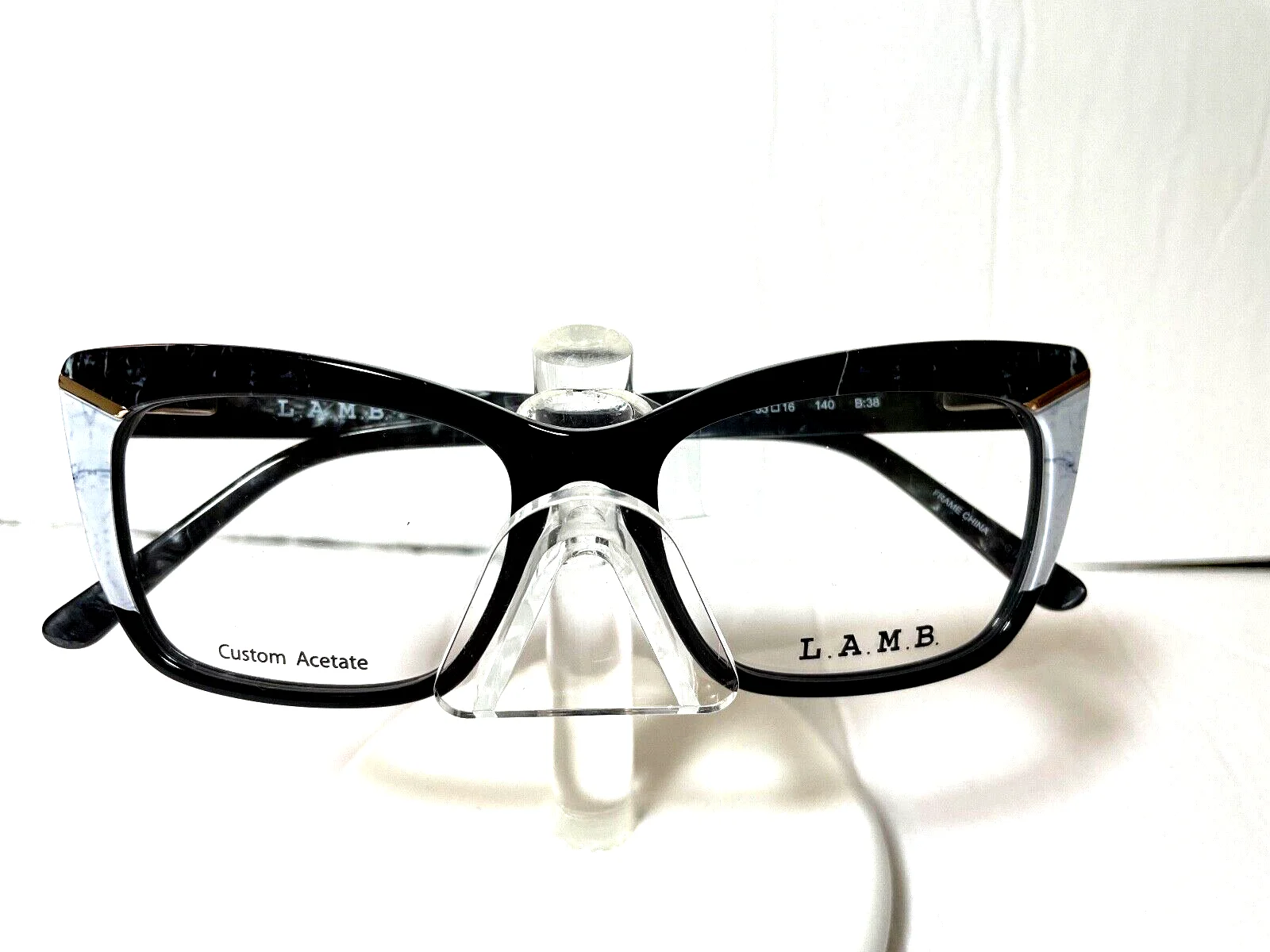 NEW L.A.M.B EYEGLASSES by Gwen Stefani LA076 BLACK W LAMB CASE