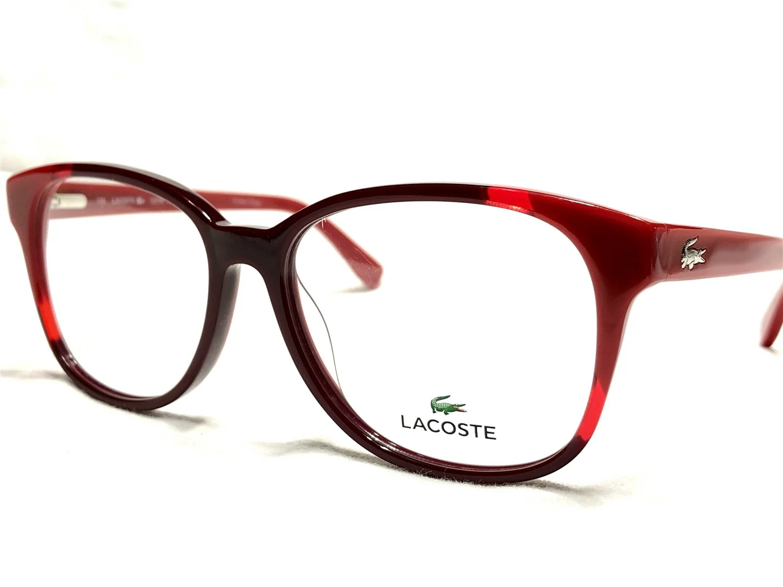 NEW Lacoste L2738 615 Women’s Red Bordeaux Modern Eyeglasses Frames 53/15~135 2
