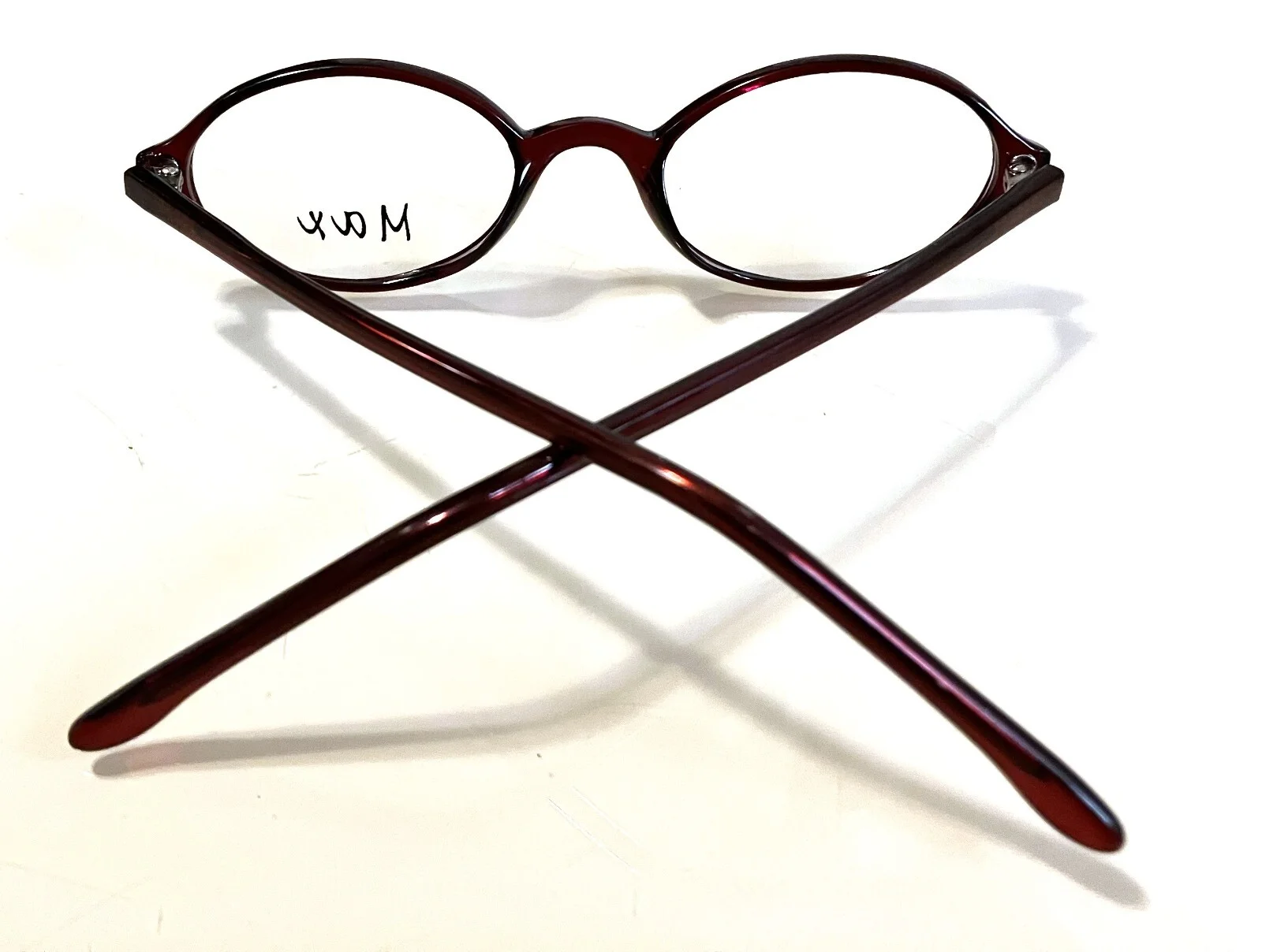 New Ladies Small Max Eyeglasses Burgundy (Semi-Transparent) ~ Discontinued Frame 2