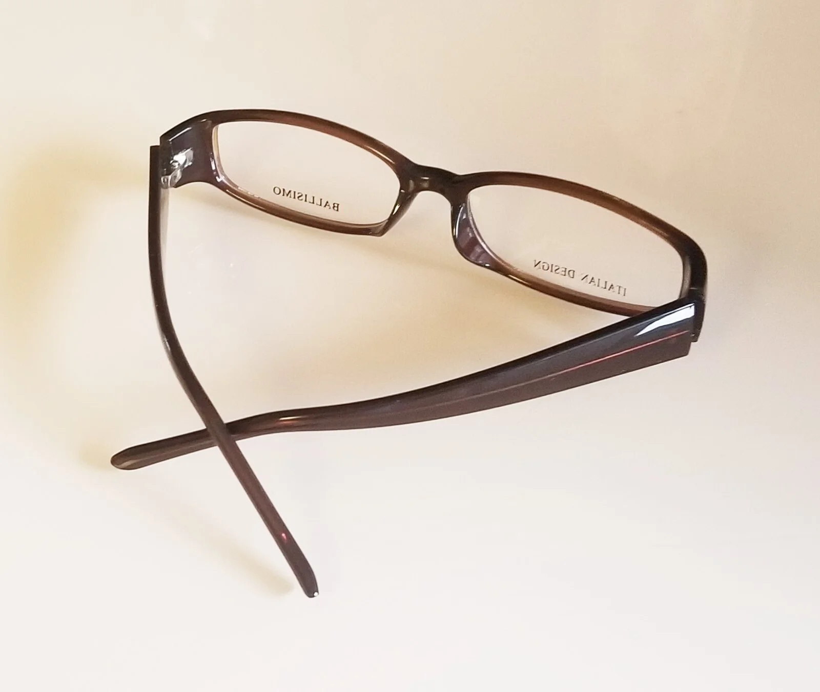 New Ladies Transparent Brown BALLISIMO Eyeglasses ~ Discounted ~ Clearance SALE!