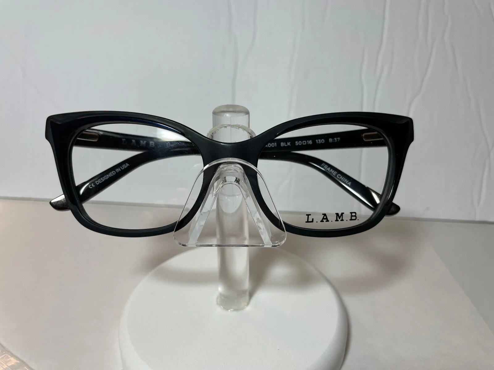 NEW LAMB EYEGLASSES by Gwen Stefani LA001 BLACK w/LAMB CASE 3