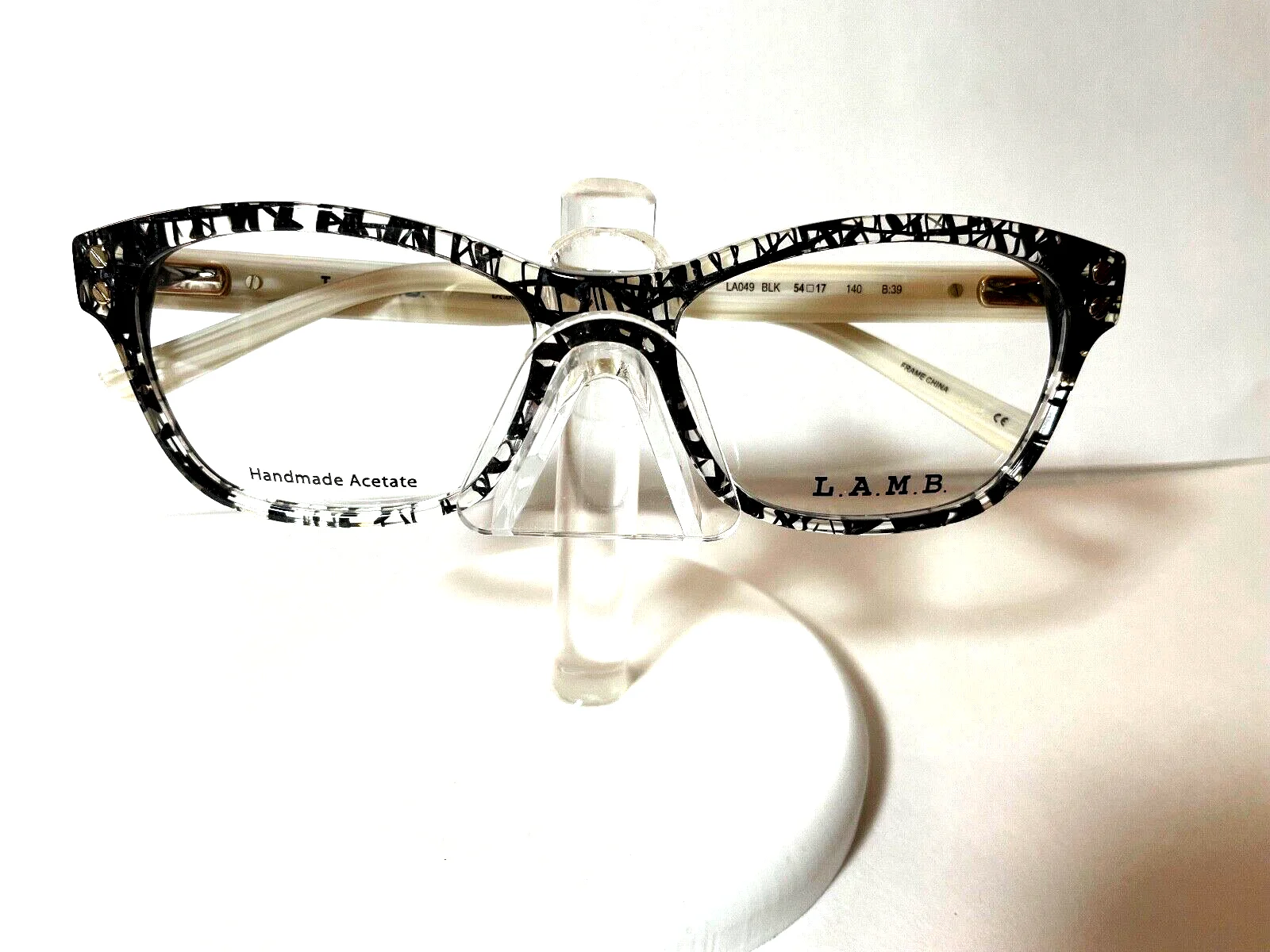 NEW LAMB EYEGLASSES by Gwen Stefani LA049 BLACK w/LAMB CASE 2