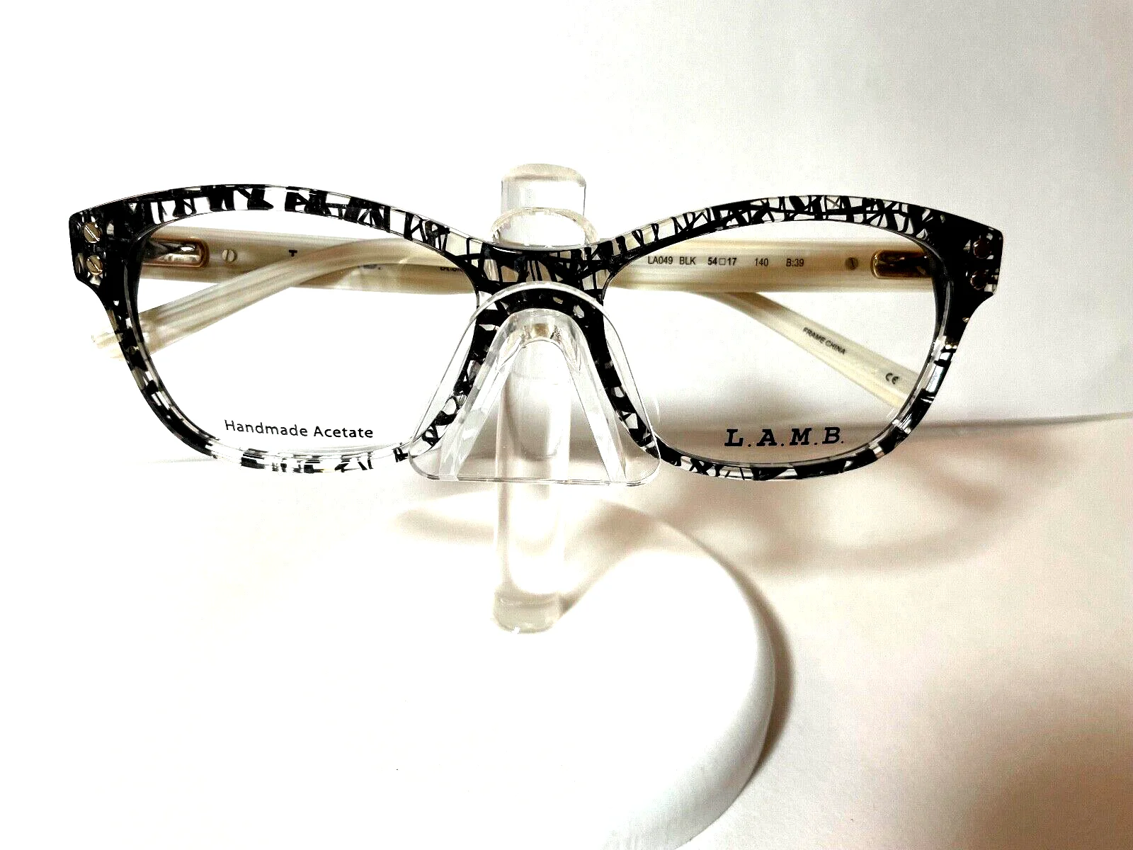 NEW LAMB EYEGLASSES by Gwen Stefani LA049 BLACK w/LAMB CASE 3