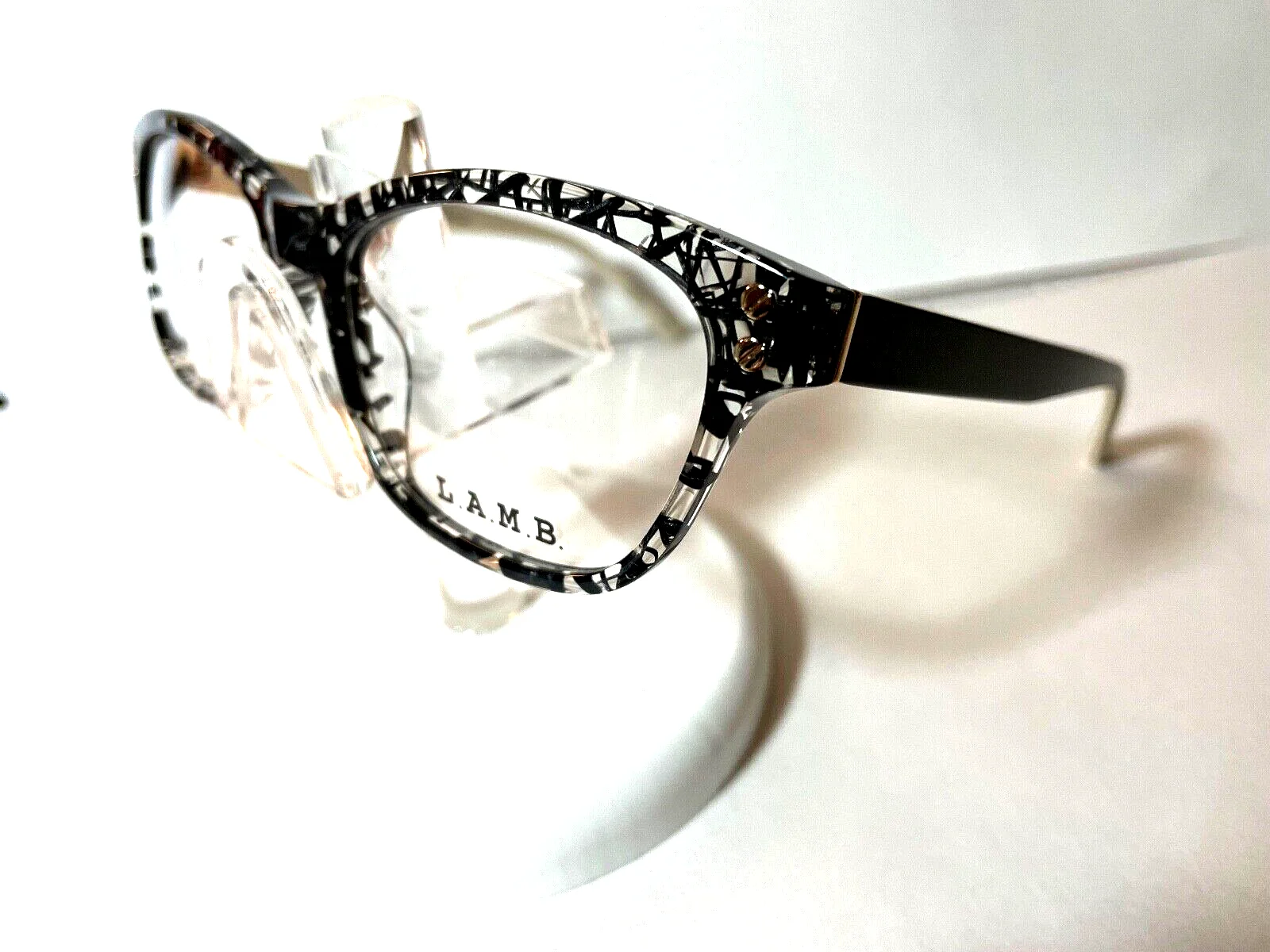NEW LAMB EYEGLASSES by Gwen Stefani LA049 BLACK w/LAMB CASE 4