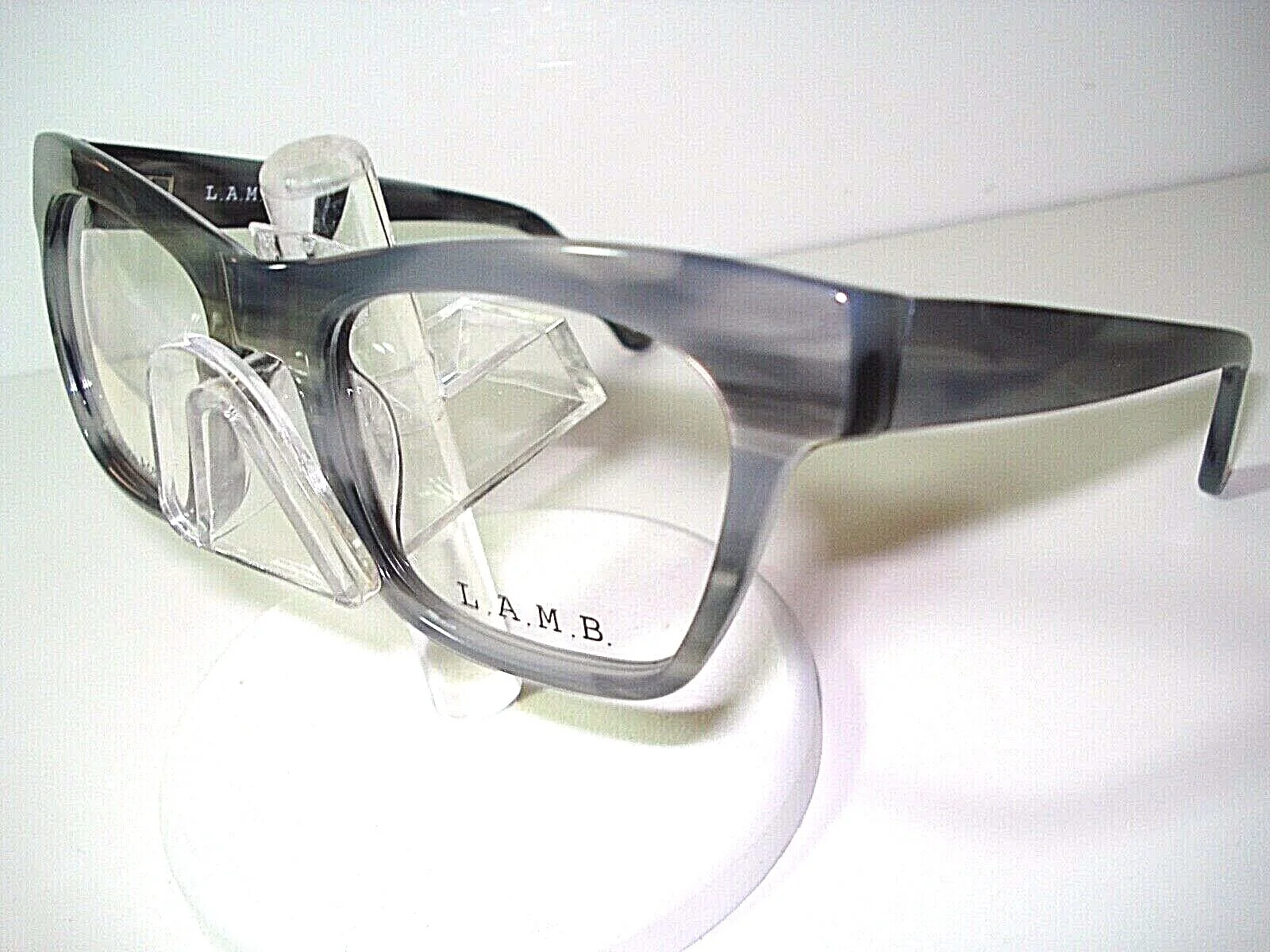 NEW LAMB EYEGLASSES by Gwen Stefani LA056 GREY LAMB w LAMB CASE 3