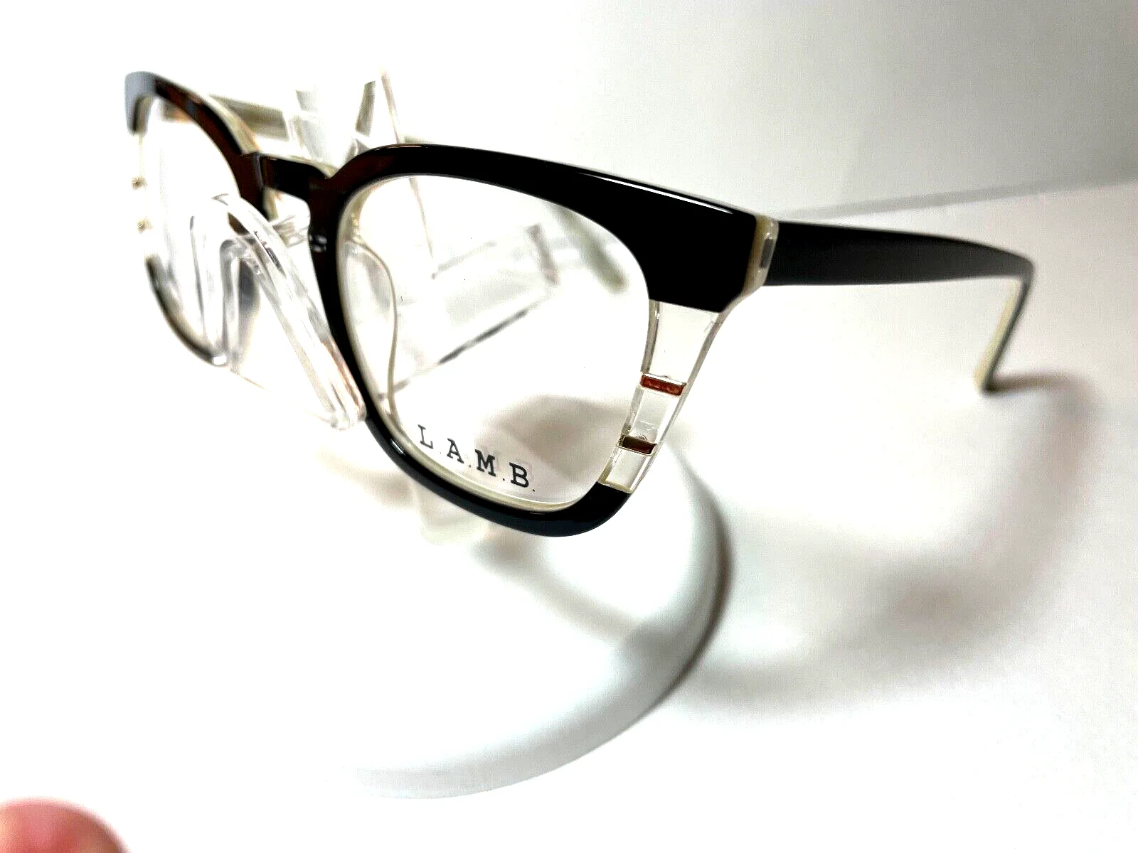 NEW LAMB EYEGLASSES by Gwen Stefani LA094 BLACK W LAMB CASE 2