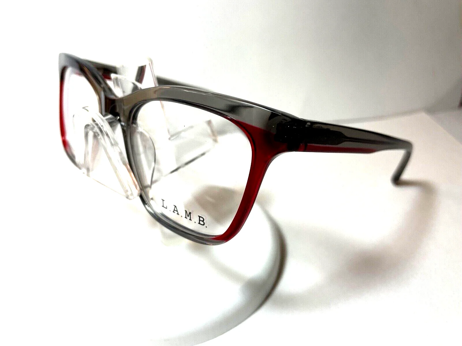 NEW LAMB EYEGLASSES by Gwen Stefani LA095 GRAY RED 3