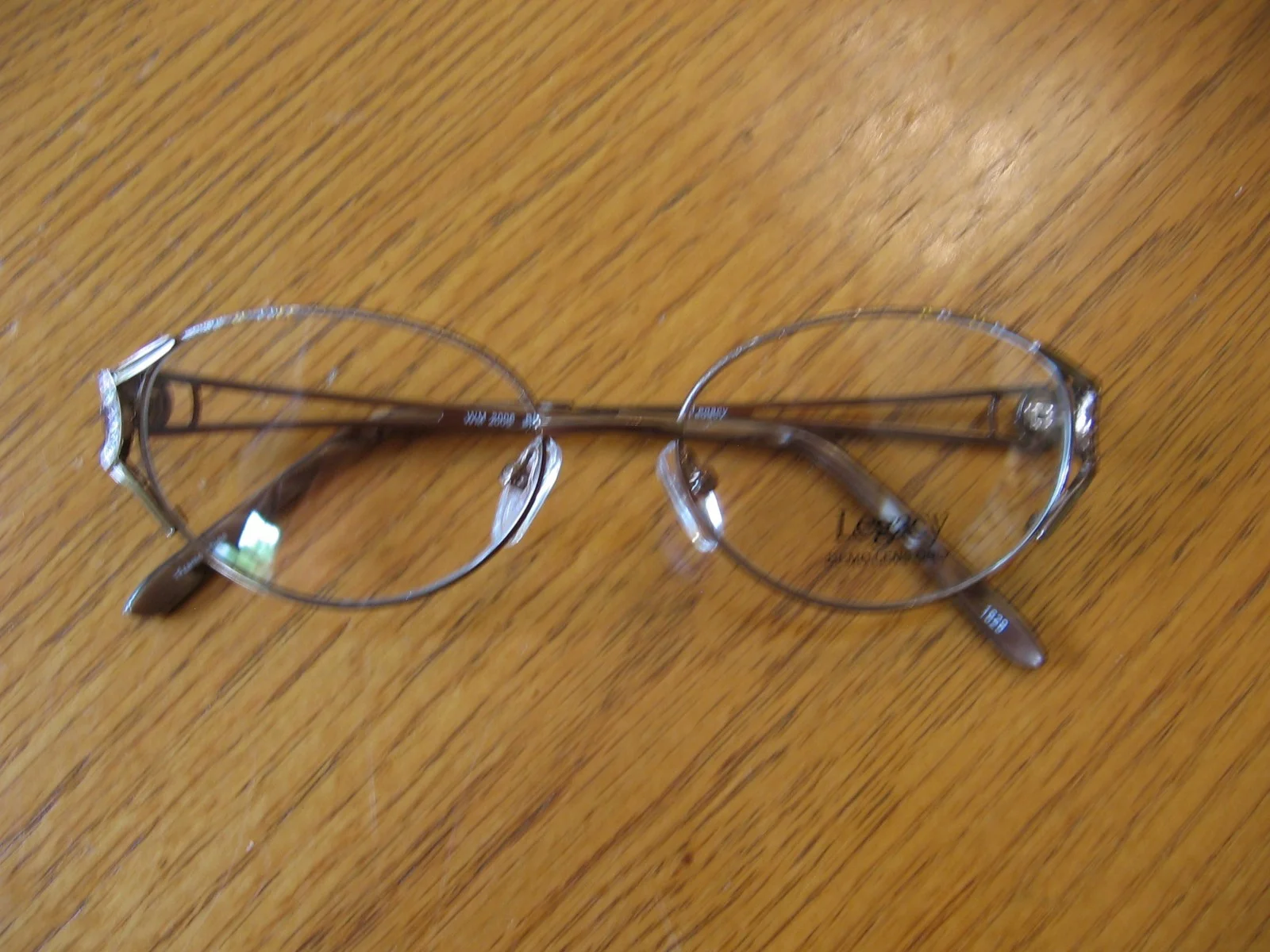 NEW Legacy eyeglasses frames WM2006 brown metal