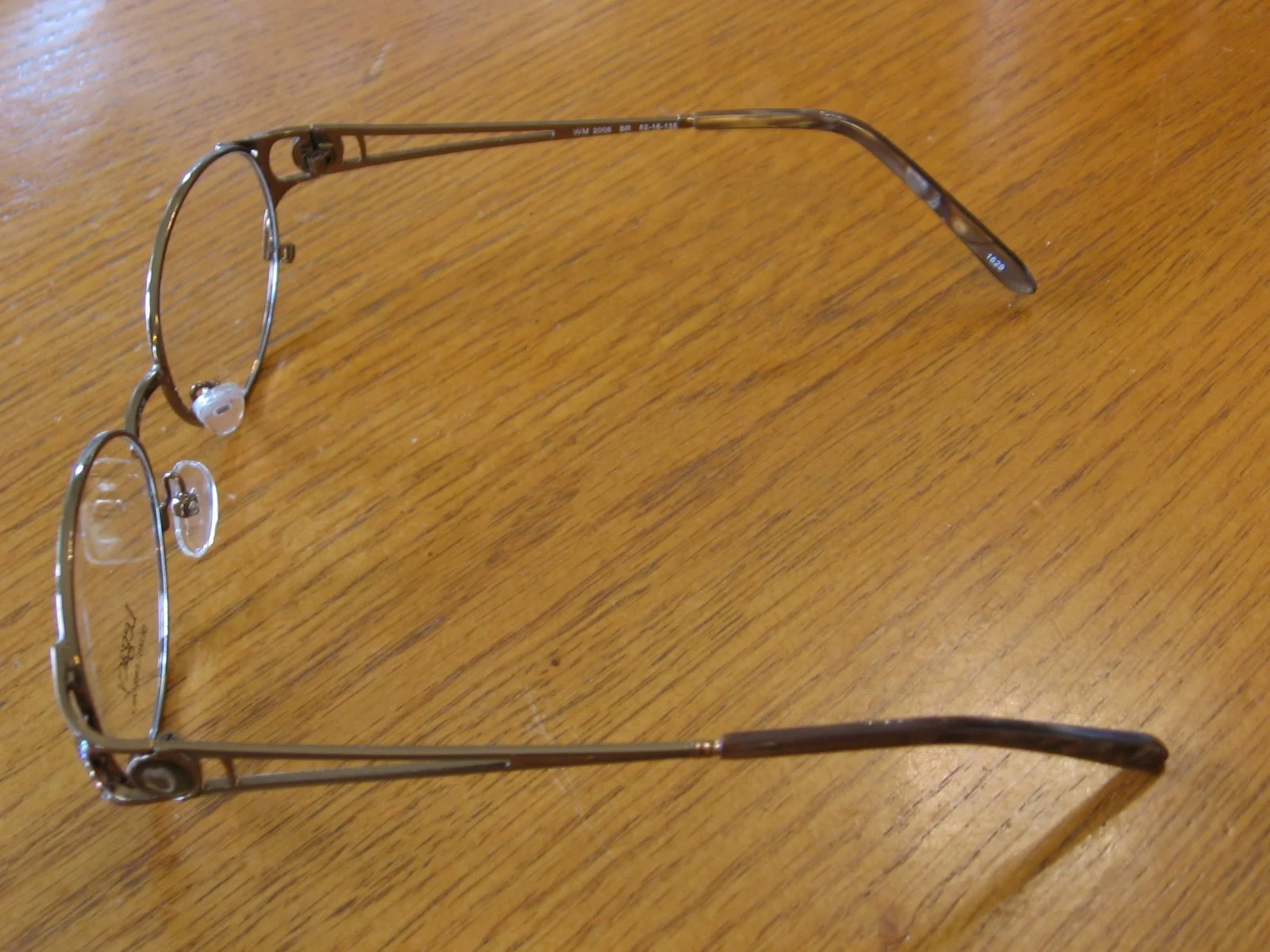 NEW Legacy eyeglasses frames WM2006 brown metal 3