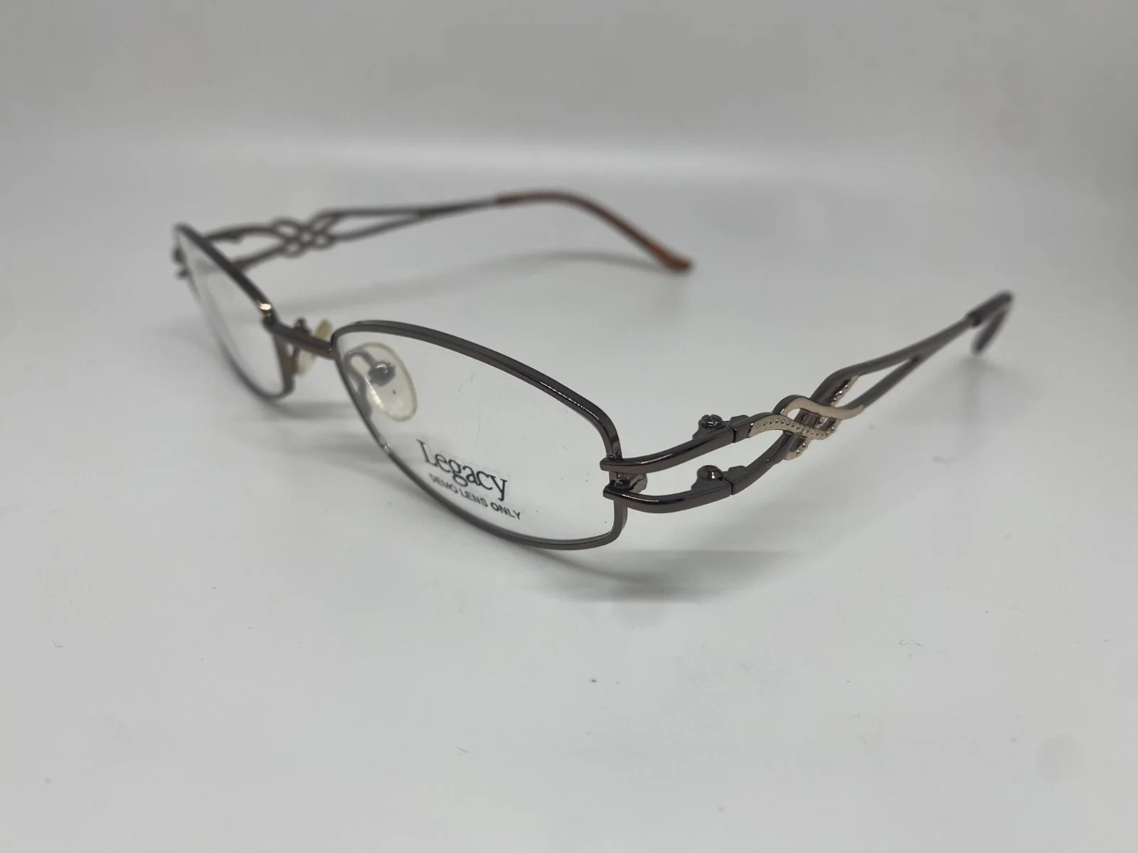 NEW LEGACY WM 1030 BR BROWN WOMENS EYEGLASSES RX FRAMES 52-18-135