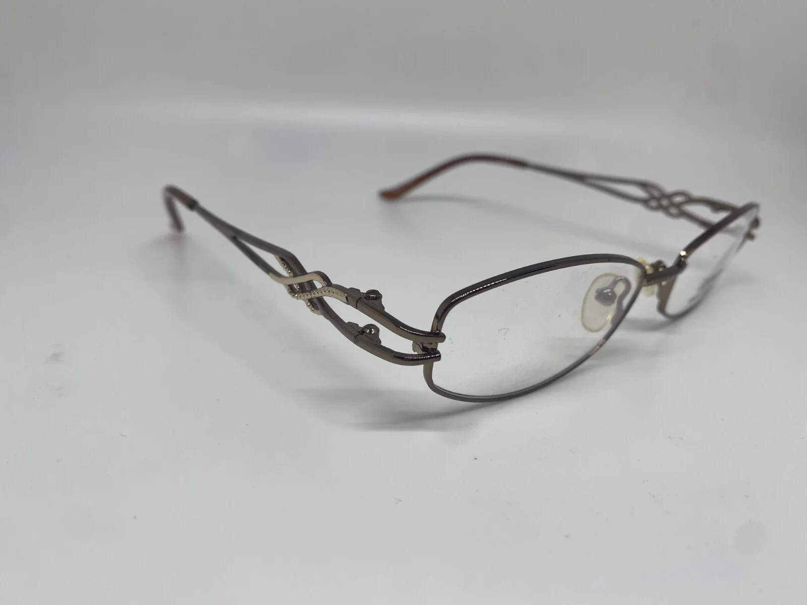 NEW LEGACY WM 1030 BR BROWN WOMENS EYEGLASSES RX FRAMES 52-18-135 3
