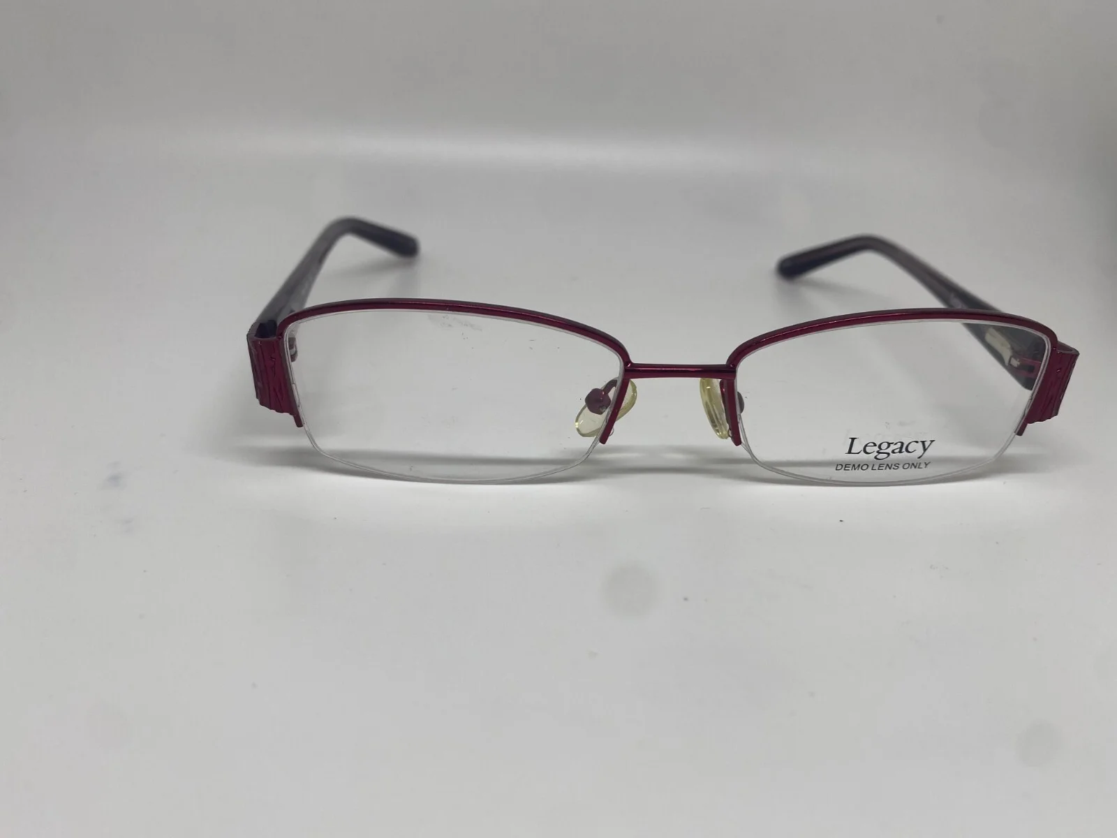 NEW LEGACY WR 0001 EG BURGUNDY AUTHENTIC EYEGLASSES 50-17-135 2
