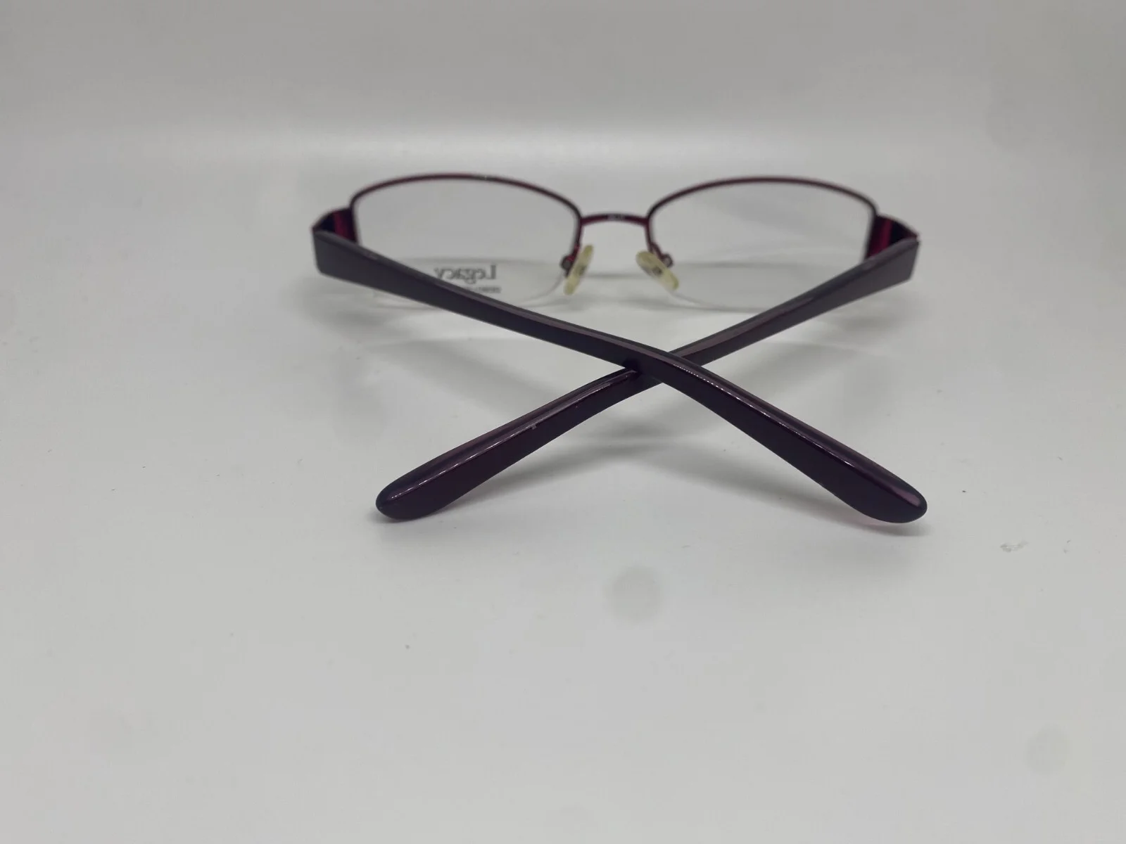 NEW LEGACY WR 0001 EG BURGUNDY AUTHENTIC EYEGLASSES 50-17-135 4