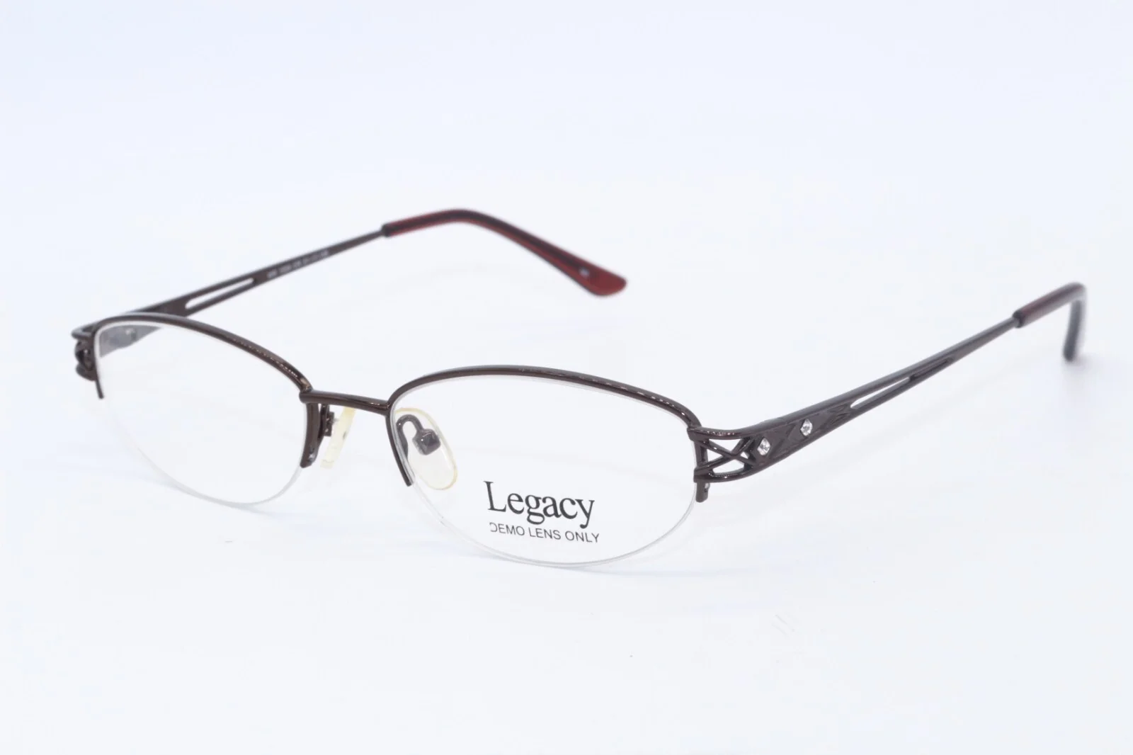 NEW LEGACY WR 1004 ER BROWN AUTHENTIC FRAMES EYEGLASSES 51-17