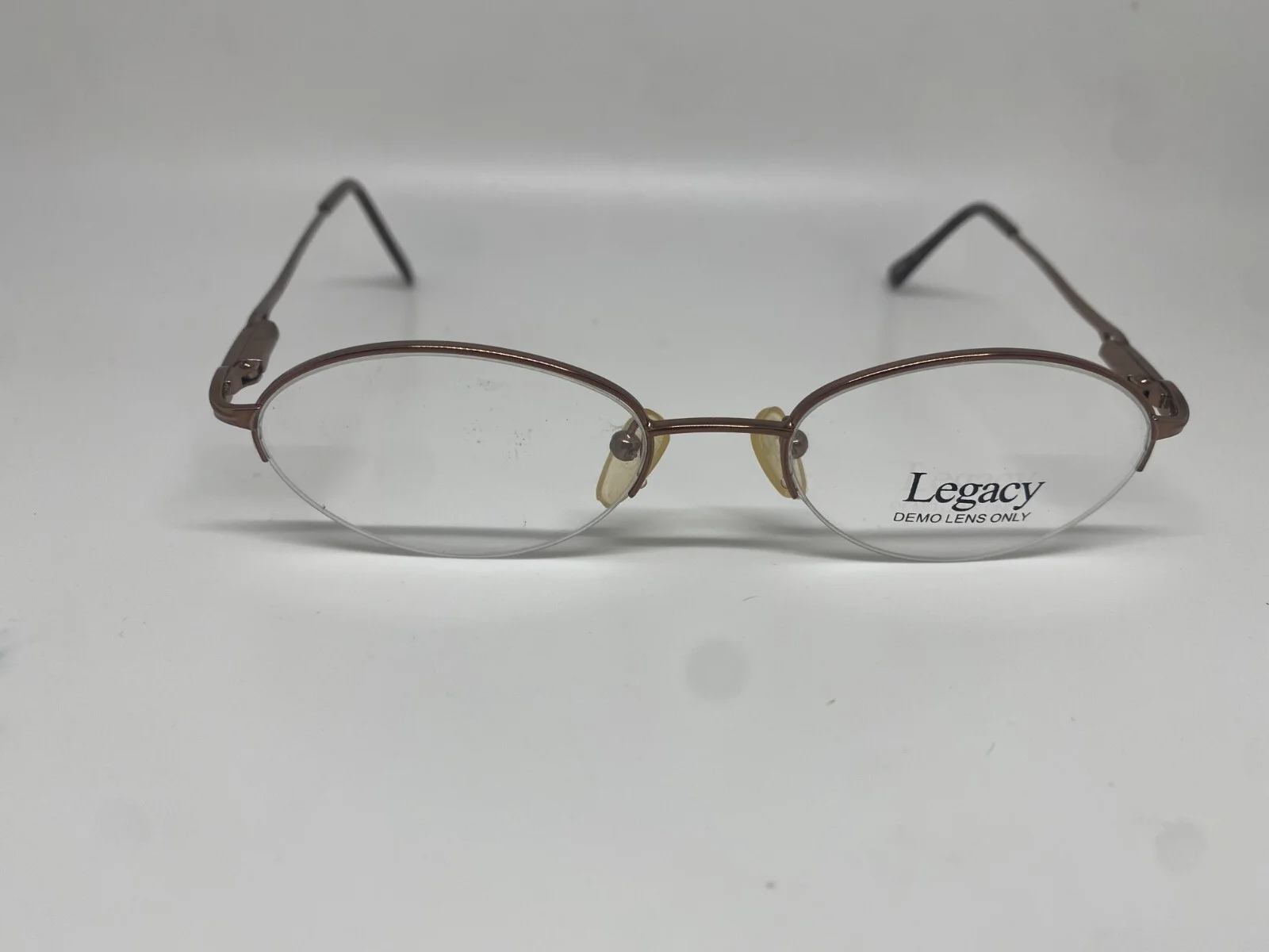 NEW LEGACY WR 5001 TP BROWN SEMI RIMLESS WOMENS EYEGLASSES RX FRAMES50-17-135MM 2