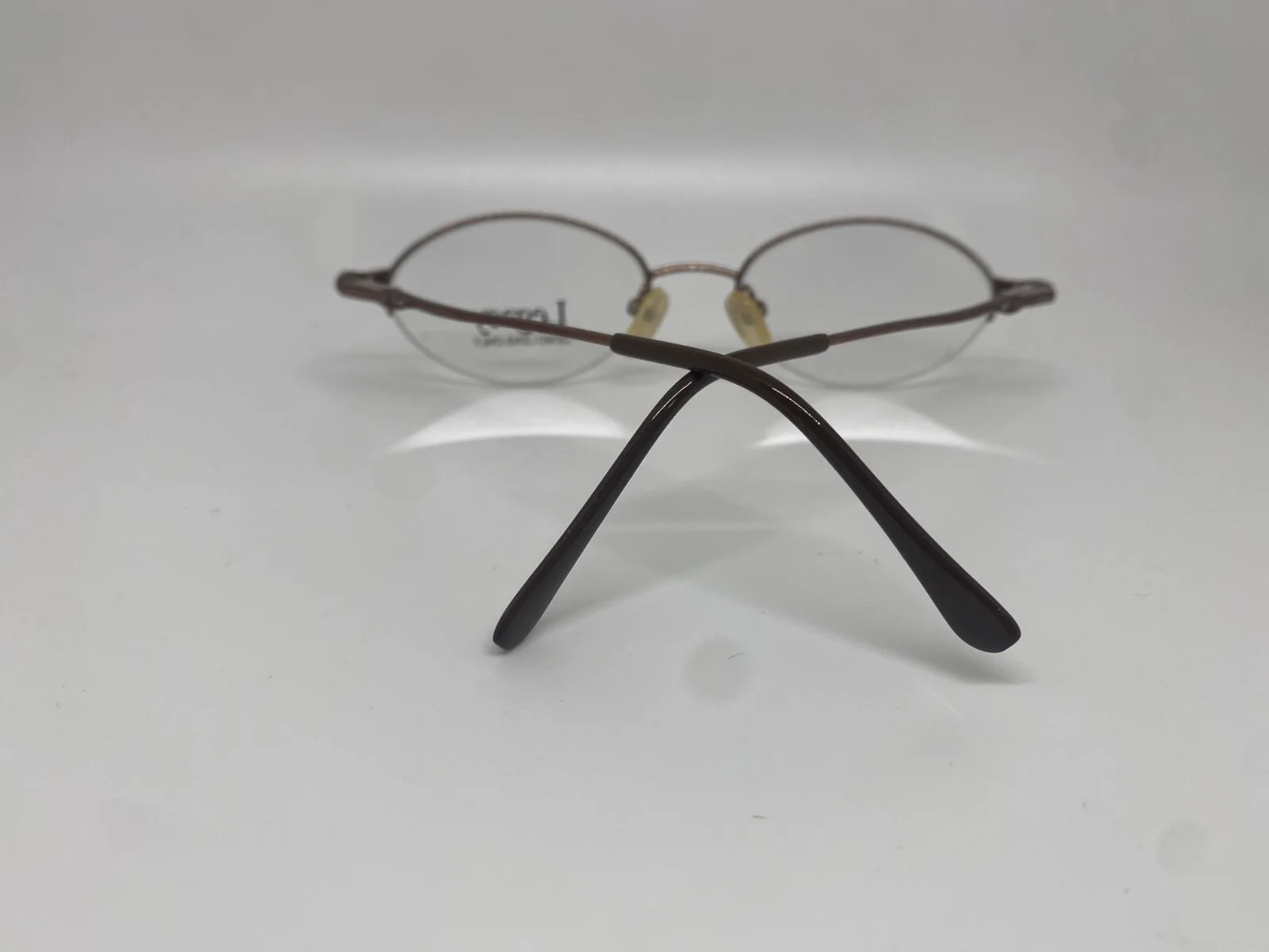NEW LEGACY WR 5001 TP BROWN SEMI RIMLESS WOMENS EYEGLASSES RX FRAMES50-17-135MM 4