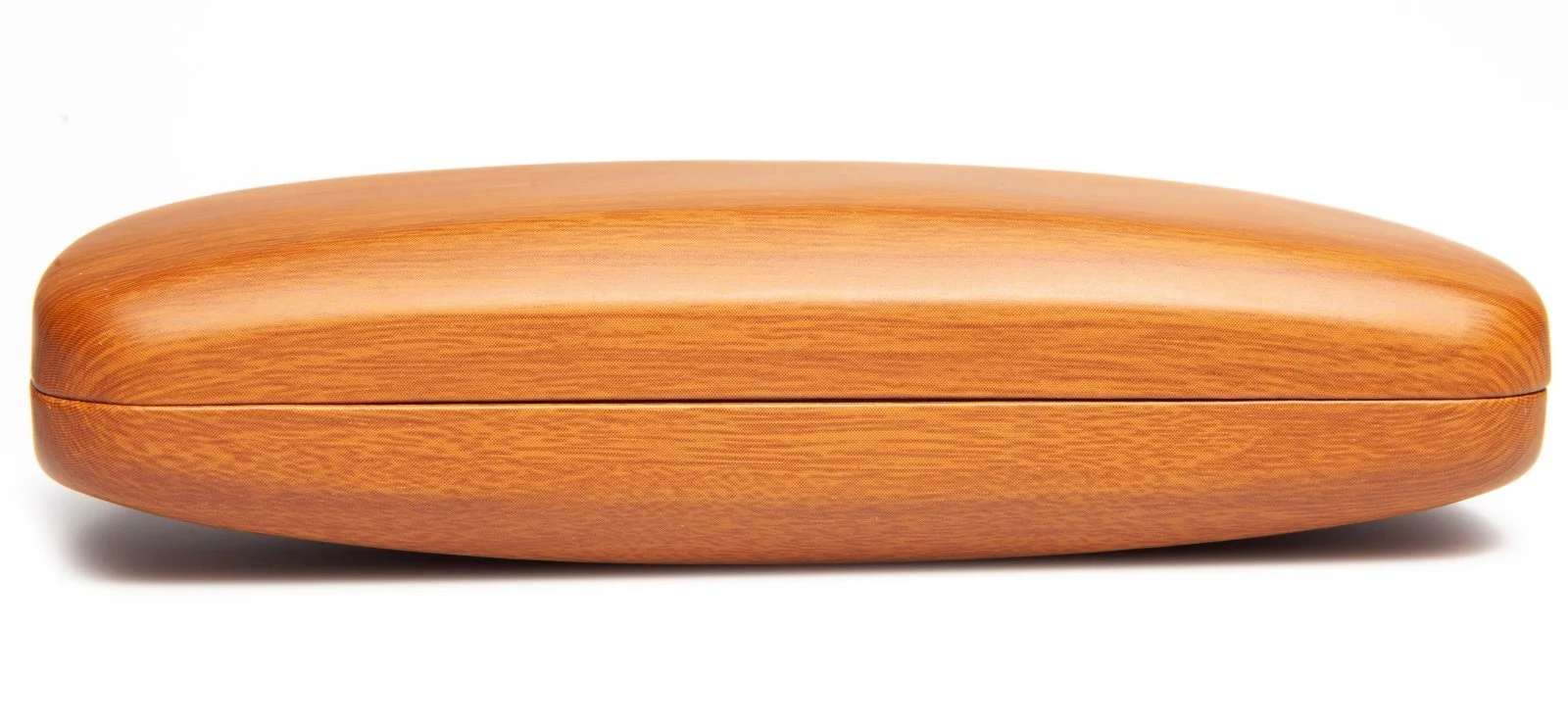 NEW Light Brown Wood Look Eyeglasses Glasses Hard Case w/ Cleaning Cloth C8 3