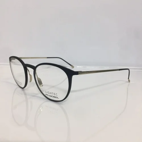 New Lightec 30071L ND04 Satin Black 3D Printing Titanium Temples Eyeglasses 50mm 2