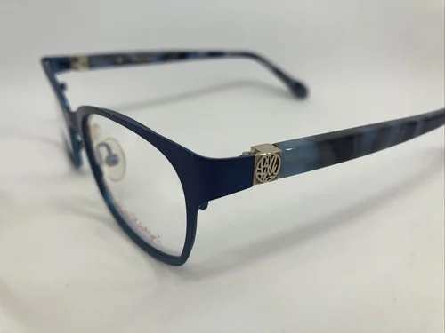 NEW Lilly Pulitzer Wright Navy 48.16.135 Women’s Eyeglass Frames W/Case 3