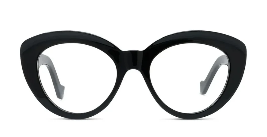 New LOEWE Chunky Anagram Eyeglasses LW50058I 001 Black Optical Frame 51-19-140 2