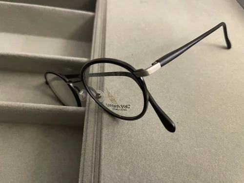 NEW LONDON FOG New Millennium Eyewear LF 107 Black 49-144 Made In Italy 2