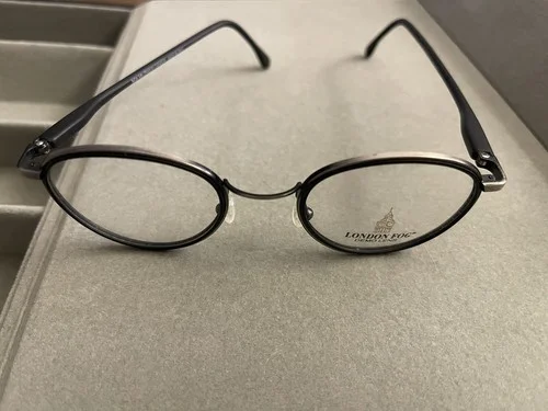 NEW LONDON FOG New Millennium Eyewear LF 107 Black 49-144 Made In Italy 3