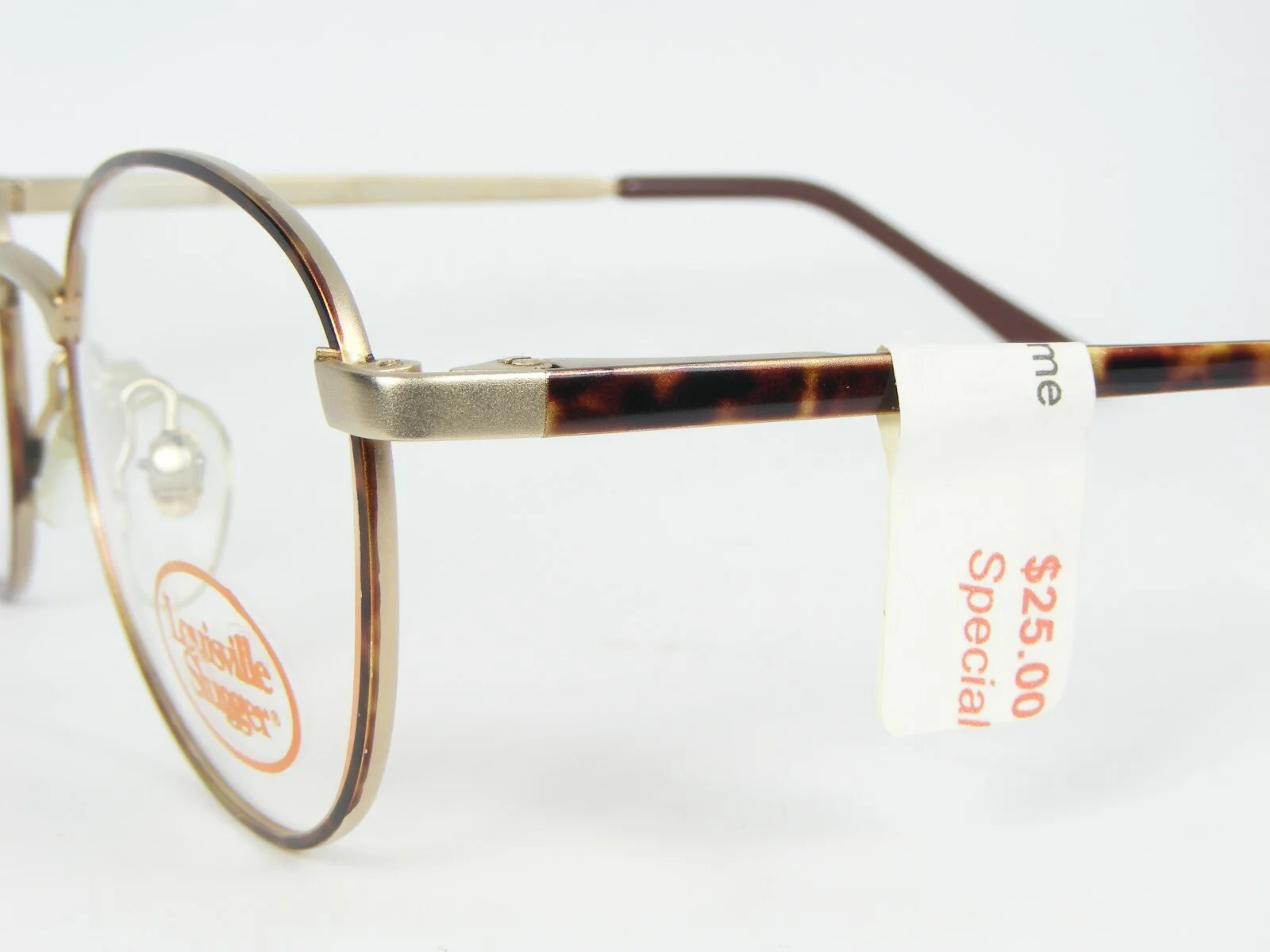 NEW Louisville Slugger 352 35258 DEMI AMBER /GOLD EYEGLASSES GLASSES 45-18-125mm 3