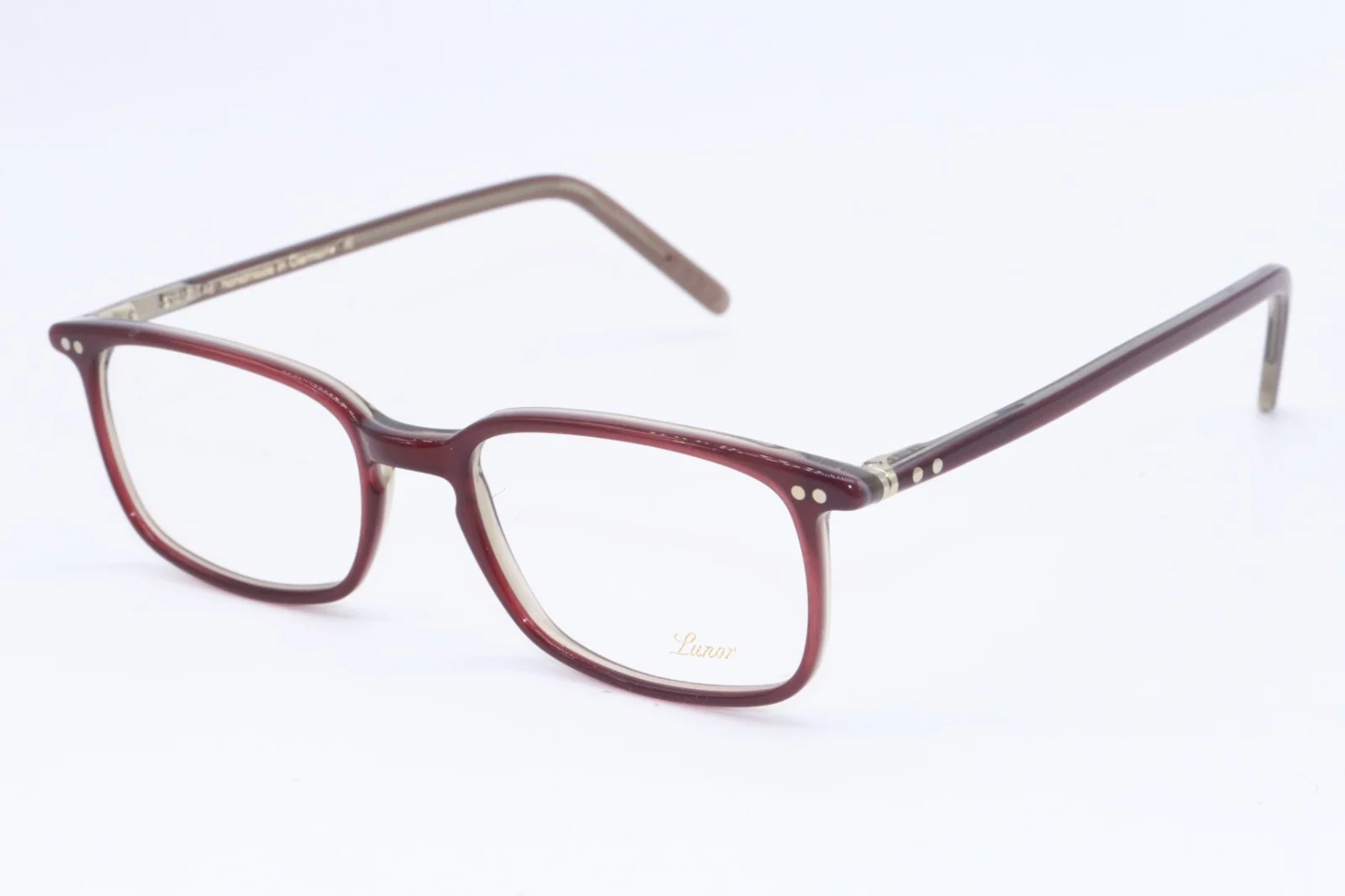 NEW LUNOR A5 MOD 232 COL 06 VIOLET GOLD AUTHENTIC FRAMES EYEGLASSES 48-14