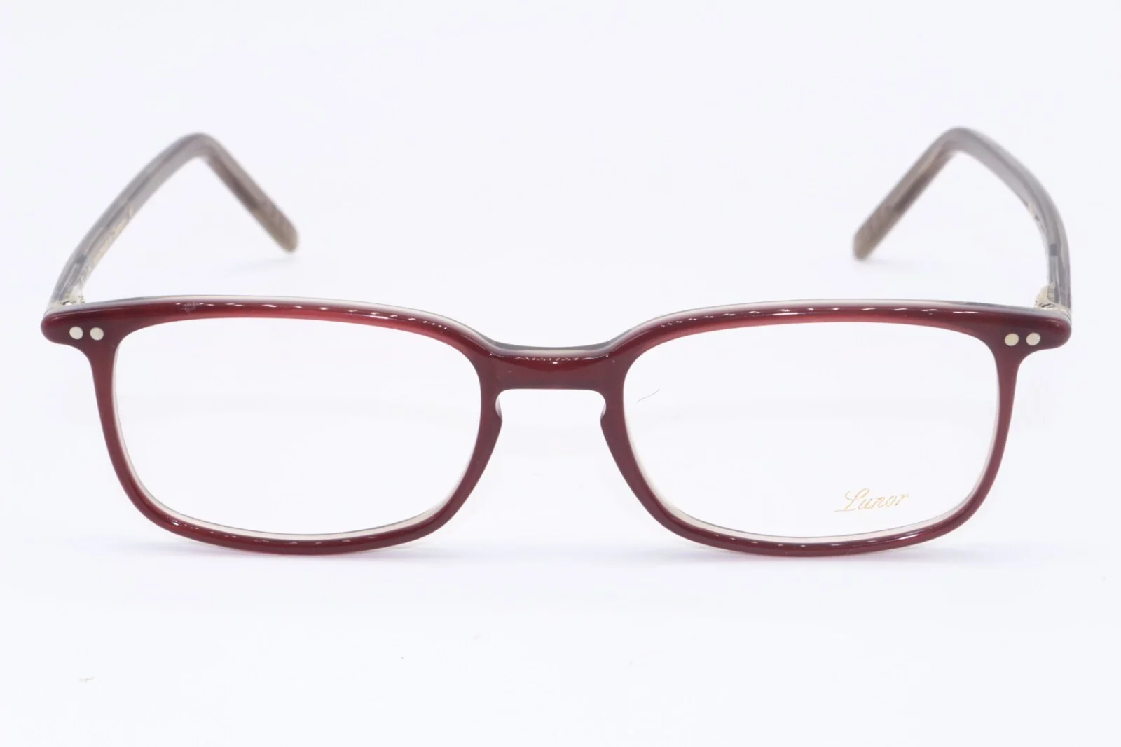 NEW LUNOR A5 MOD 232 COL 06 VIOLET GOLD AUTHENTIC FRAMES EYEGLASSES 48-14 2
