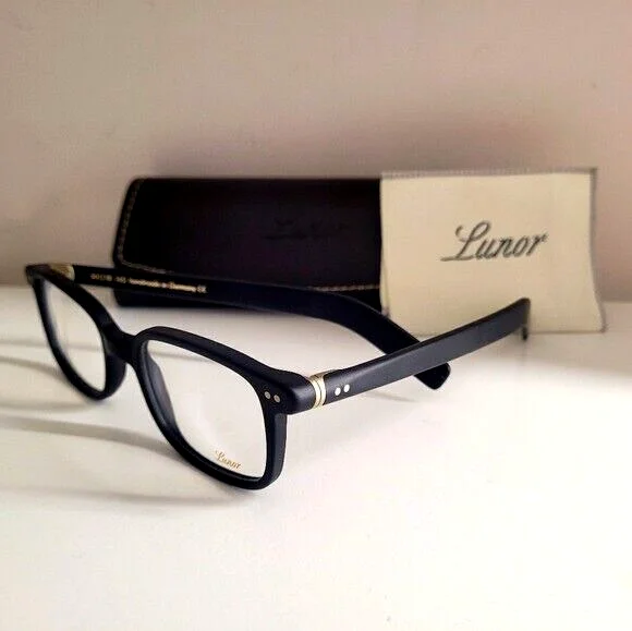 New Lunor Eyeglasses A6 245 Hand Made in GERMANY with case & cloth
