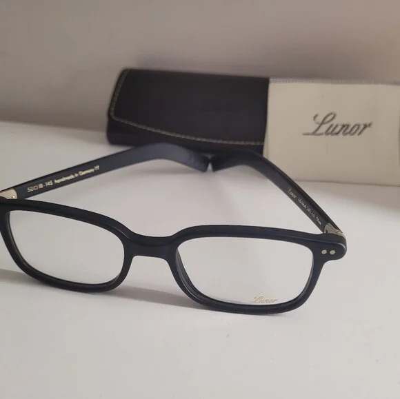 New Lunor Eyeglasses A6 245 Hand Made in GERMANY with case & cloth 3