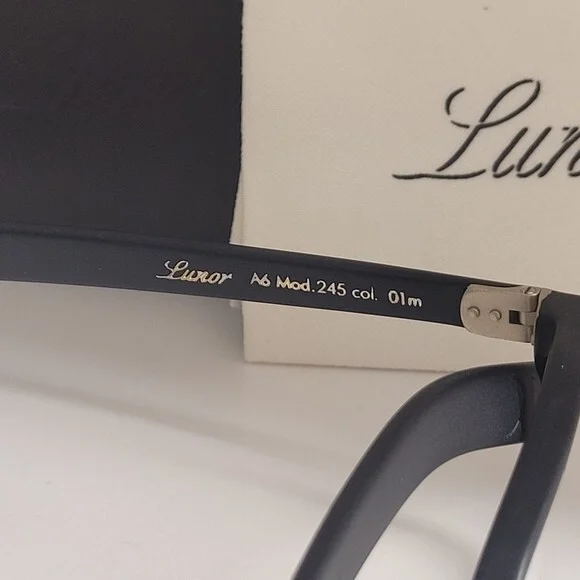 New Lunor Eyeglasses A6 245 Hand Made in GERMANY with case & cloth 4