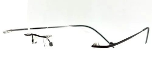 New M + Eyeglasses Stainless Steel 1063 Gunmetal 50-16-135 With Generic Case