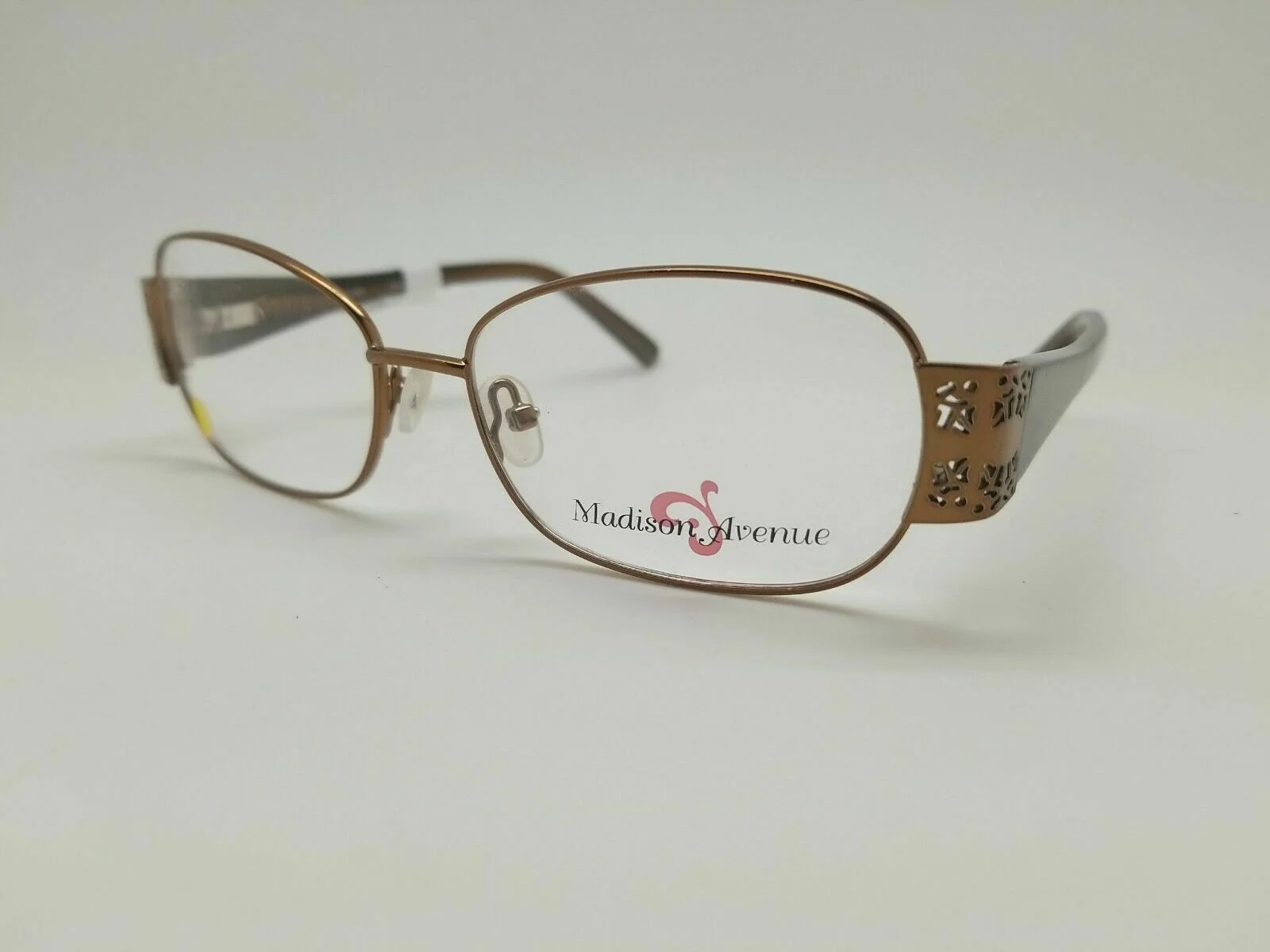 NEW Madison Avenue Women’s Eyeglass Frames Shiny Brown 53-15-135