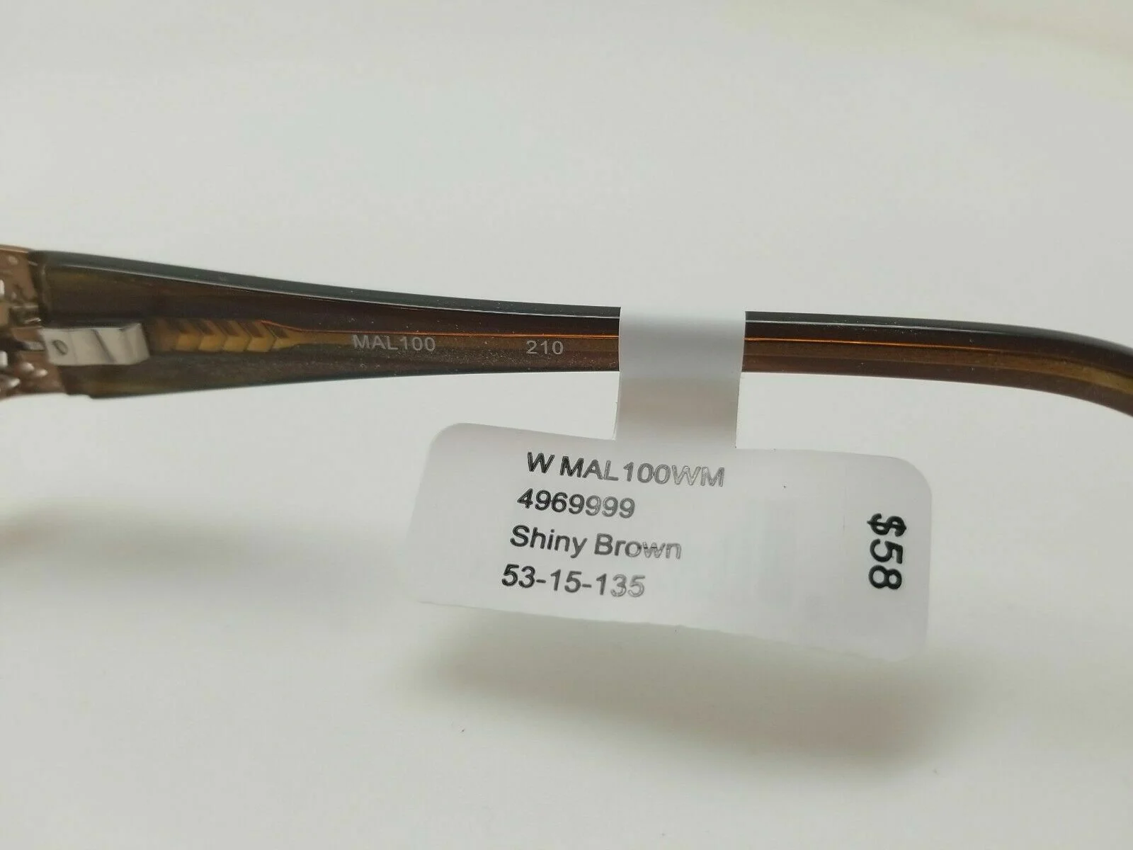NEW Madison Avenue Women’s Eyeglass Frames Shiny Brown 53-15-135 4