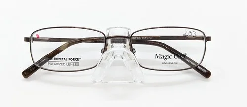 New Magic Clip M398 Magnetic Eyeglass Frame With Clip-On Sunglasses Combo 4